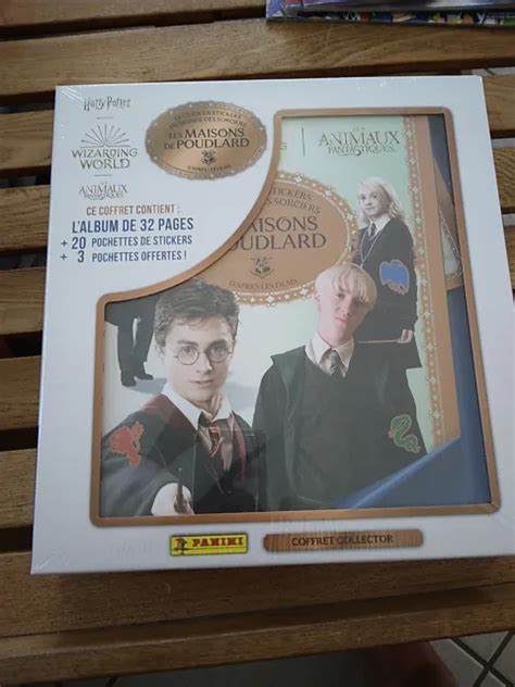 COFFRET ALBUM 92 Autocollants PANINI Les Maisons De Poudlard HARRY