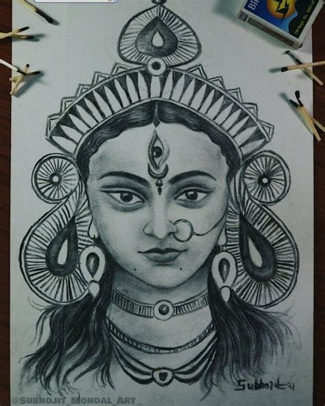 Discover More Than Durga Puja Pencil Sketch Seven Edu Vn