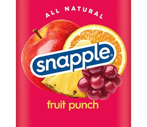 Snapple Fruit Punch Crescent Crown Distributing