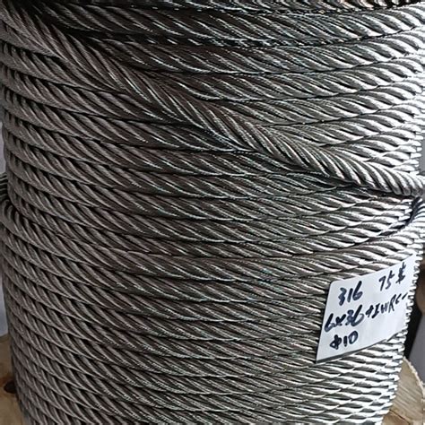 X Iwrc Mm Galvanized Steel Wire Rope For Lifting Crane Buy Steel