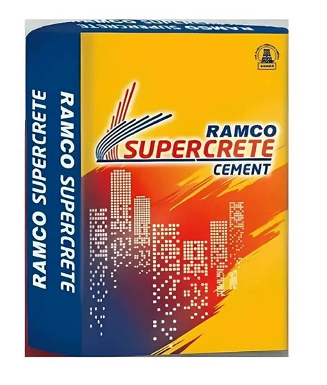 50kg Ramco Supercrete Ppc Cement At Rs 315bag Pudur Madurai Id