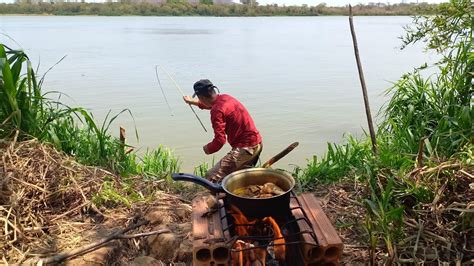 Pesquei Fiz Peixe Frito Na Beira Do Rio S O Francisco Youtube