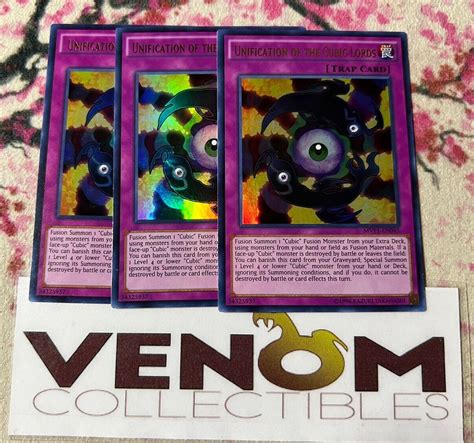 3x Mnm Unification Of The Cubic Lords Mvp1 En045 Ultra Rare Unlimited Yugioh Ebay