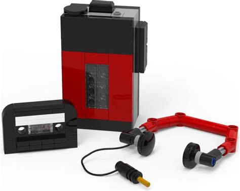 Bricker Construction Toy By Lego Buildable Cassette Player