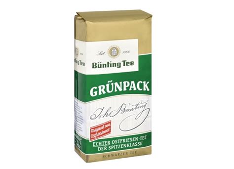 Ostfriesentee de Bünting Grünpack 500g Der Onlineshop für