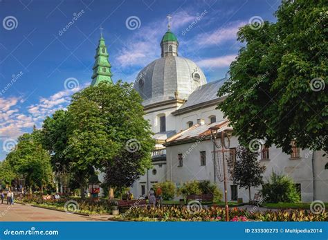 Cathedral in Ternopil, Ukraine Editorial Stock Photo - Image of morning, dome: 233300273