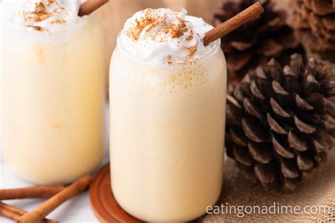 Easy Eggnog Milkshake Recipe Only 4 Ingredients