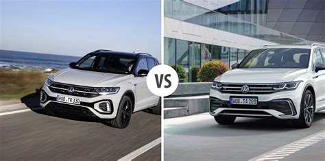 Volkswagen T Roc Vs Volkswagen Tiguan Allspace Autovergleich Autogottde