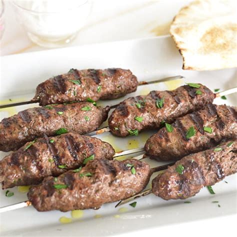 Lebanese Beef Kafta Kebabs Easy Authentic Recipe