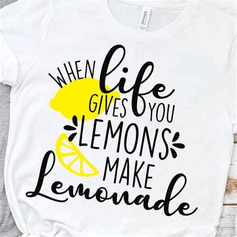 Lemon Svg When Life Gives You Lemons Svg Summer Sign Svg Etsy