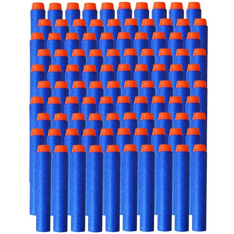 ROUND HARD END TIP FOAM BULLET BULLETS FOR NERF GUN N-STRIKE ELITE TOY 7.2cm | eBay