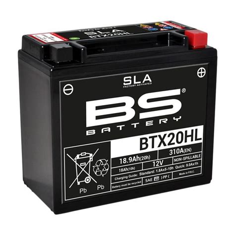 Batterie Bs Battery Sla Ytx Hl Bs Btx Hl Ferme Type Acide Sans