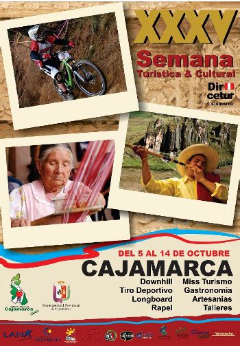 Programa de la XXXV Semana Turística y Cultural Cajamarca