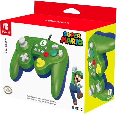 HORI, Battle Pad Wired Controller, Nintendo Switch, Green - Walmart.com ...
