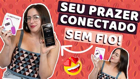 Vibrador PRETTY LOVE Conecta seu celular Miess Moda Íntima YouTube