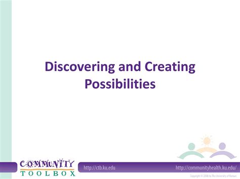 Discovering And Creating Possibilities Ppt Download