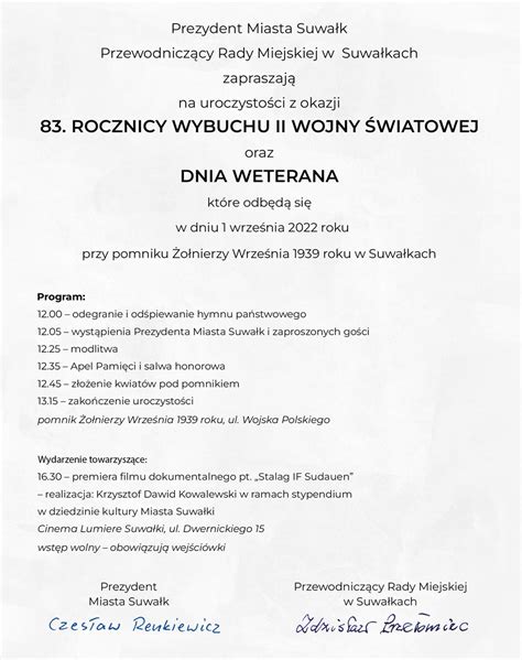 Rocznica Wybuchu Ii Wojny Wiatowej Utrudnienia Drogowe Wiadomo Ci