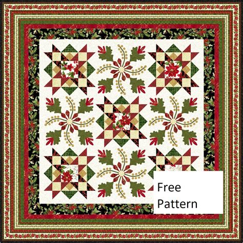 Christmas Quilt Patterns Free Printable Printable Templates