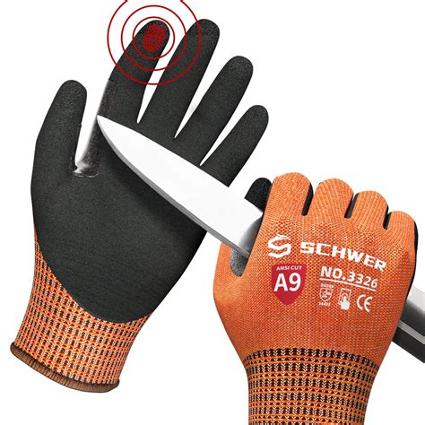 Mua Schwer Highest Level Cut Resistant Work Gloves For Extreme