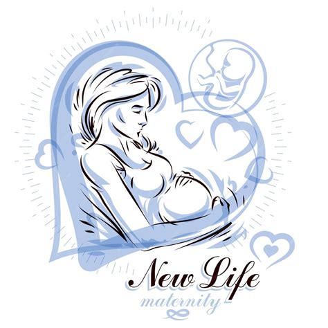 Premium Vector Pregnant Female Body Shape Hand Drawn Vector