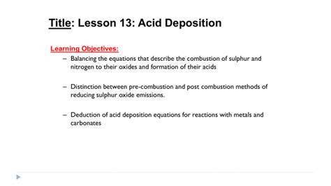 Acid Deposition