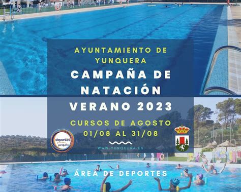 Abierta inscripción para la campaña de Natación Municipal 2023 en agosto