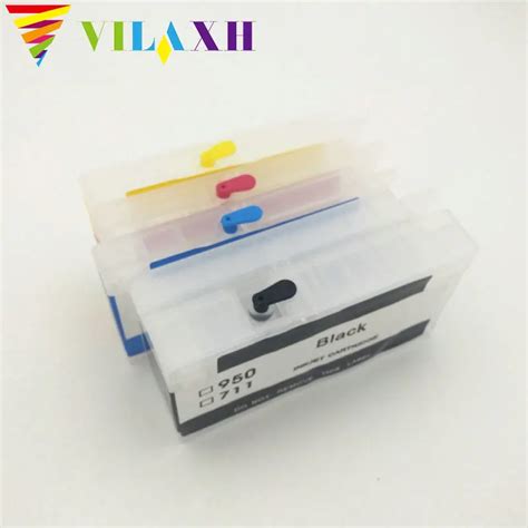 Vilaxh 954xl Refillable Cartridge Replacement For Hp 953 954 955 952 Xl For Officejet Pro 8730