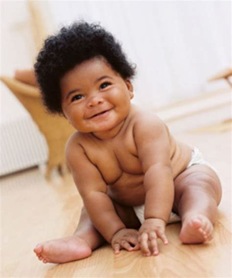 Chubby Black Baby Smiling Meme