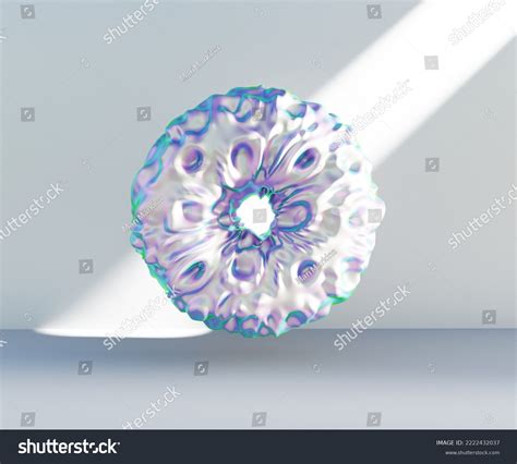 3d Render Abstract Geometric Torus Shape Stock Illustration 2222432037 ...