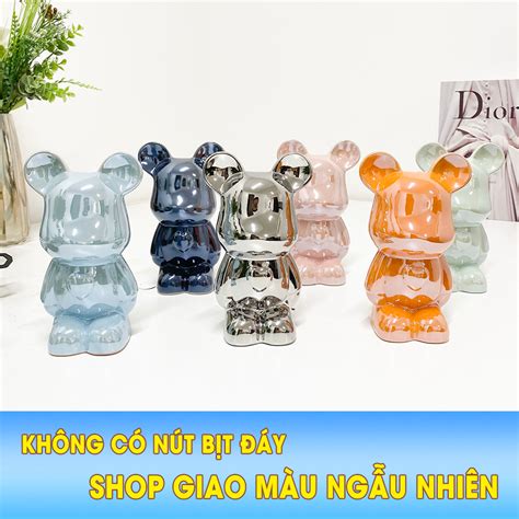 Gấu Bearbrick Mô Hình Gấu 18cm Decor Trang Trí Sang Trọng Pb171