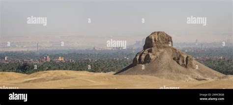 Amenemhat III, Black Pyramid at Dahshur, Egypt Stock Photo - Alamy