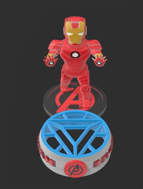 Stl File Suporte Alexa Echo Dot A E A Gera O Ironman D Printer