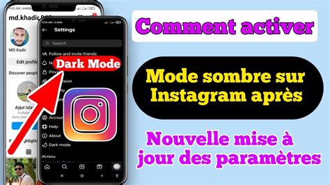 Comment Activer Le Mode Sombre Sur Instagram Apr S La Mise Jour Des