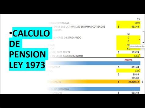 Ejemplo De Calculo De Pension Regimen Youtube