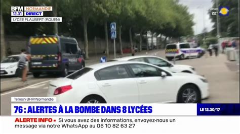 Seine Maritime nouvelles alertes à la bombe dans huit lycées de la