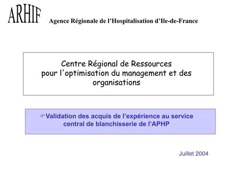 Ppt Centre R Gional De Ressources Pour L Optimisation Du Management