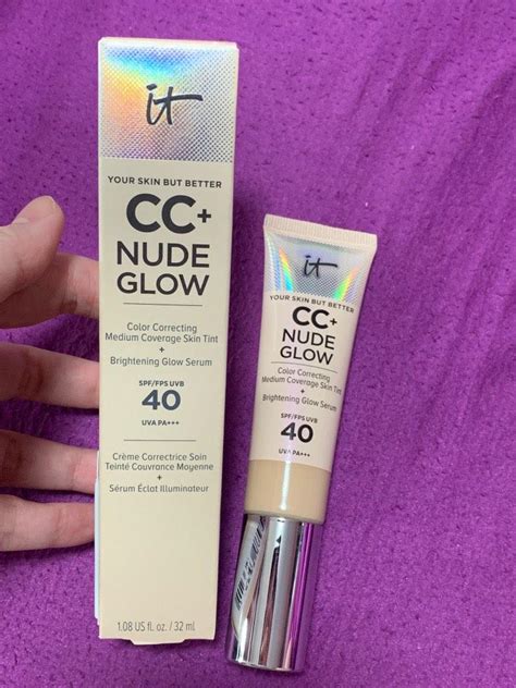 IT Cosmetics CC Nude Glow Beauty Personal Care Face Makeup On