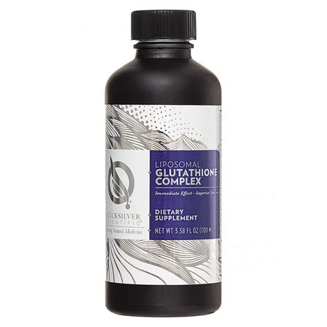 Quicksilver Scientific Liposomal Glutathione Complex Taste 4 Health