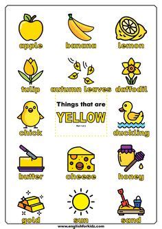 Yellow Things Part 1 Preschool Special Education English As A