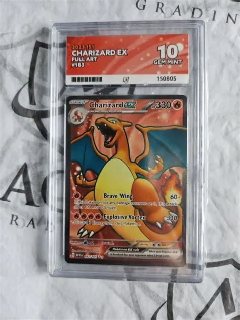 Charizard Ex Full Art Ace Grading Gem Mint Not Psa Eur