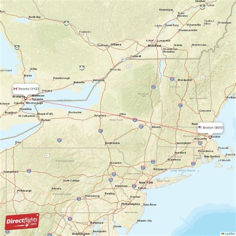 Direct Flights From Toronto To Boston Yyz To Bos Non Stop