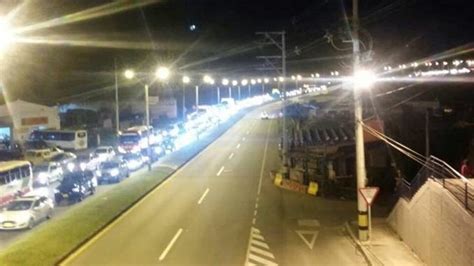 FOTOS Denuncian gran trancón en la autopista en sentido Bogotá