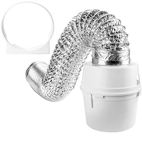 Funmit 5 Foot Indoor Dryer Vent Kit With 4 Inch Dryer Duct Connector