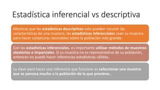 Estad Stica Inferencial Pt Pptx