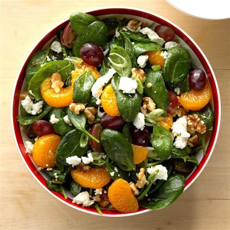 fruit spinach salad recipe