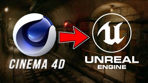 Экспорт проекта из Cinema 4d в Unreal Engine C4d Ue Tutorial Youtube