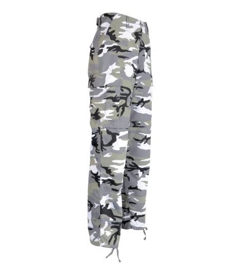 Pantalon Bdu Couleur Camouflage Avec Poches