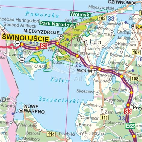 POLSKA MAPA DROGOWA DO WPINANIA ARTGLOB