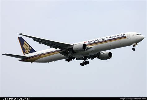 9V SYJ Boeing 777 312 Singapore Airlines Michael Karch JetPhotos