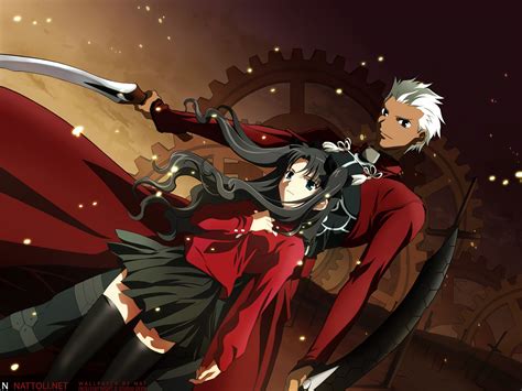 Hd Wallpaper Of Archer And Rin Tohsaka From Fatestay Night Unlimited Blade Works